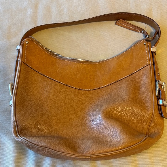 MICHAEL Michael Kors Tan Brown Leather Shoulder Bag - Picture 2 of 11